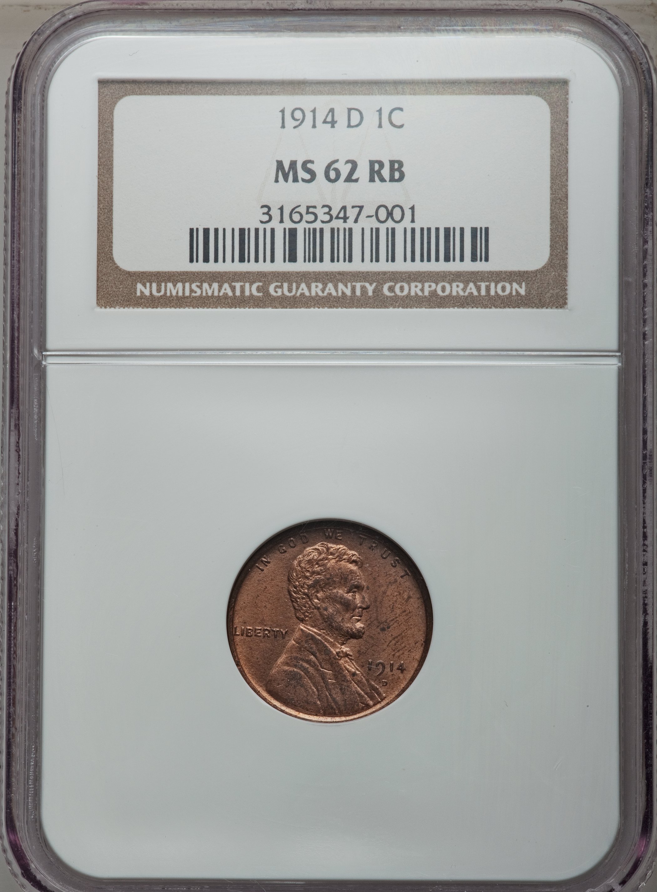 1914-D 1c MS RB MS62 RB CAC thumbnail 12