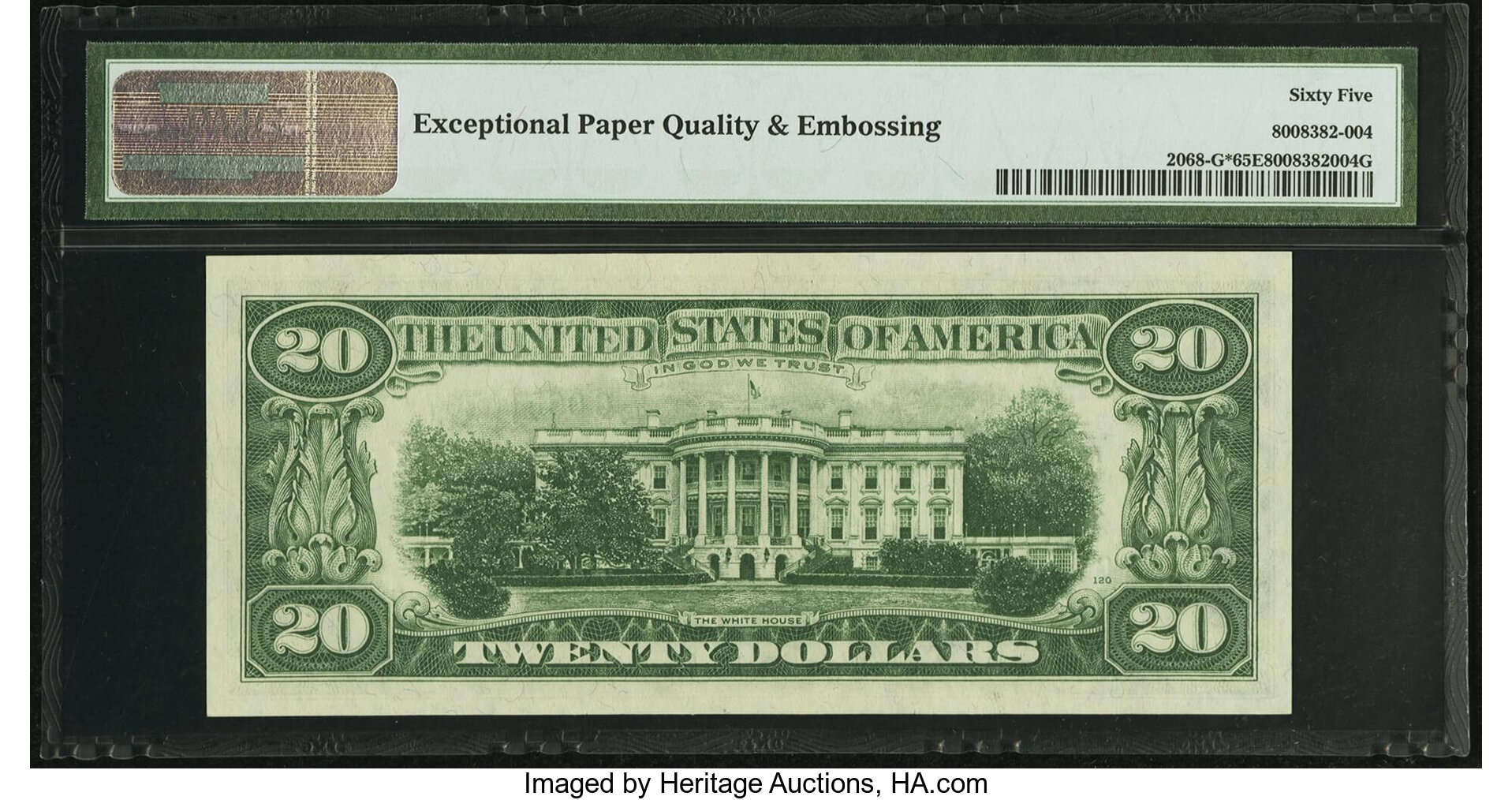 image for: Fr. 2068-G* $20 1969A Federal Reserve Star Note. PMG Gem Uncirculated 65 EPQ....