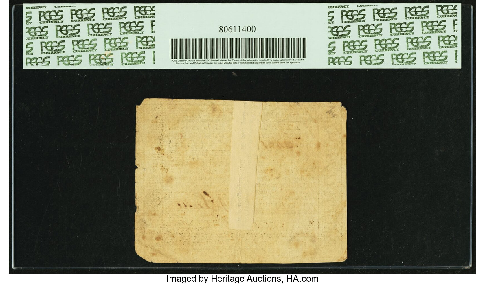 image for: Virginia May 7, 1781 $50 PCGS Apparent Very Fine 35....