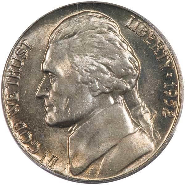 image for: 5C 1952-D PCGS MS65FS