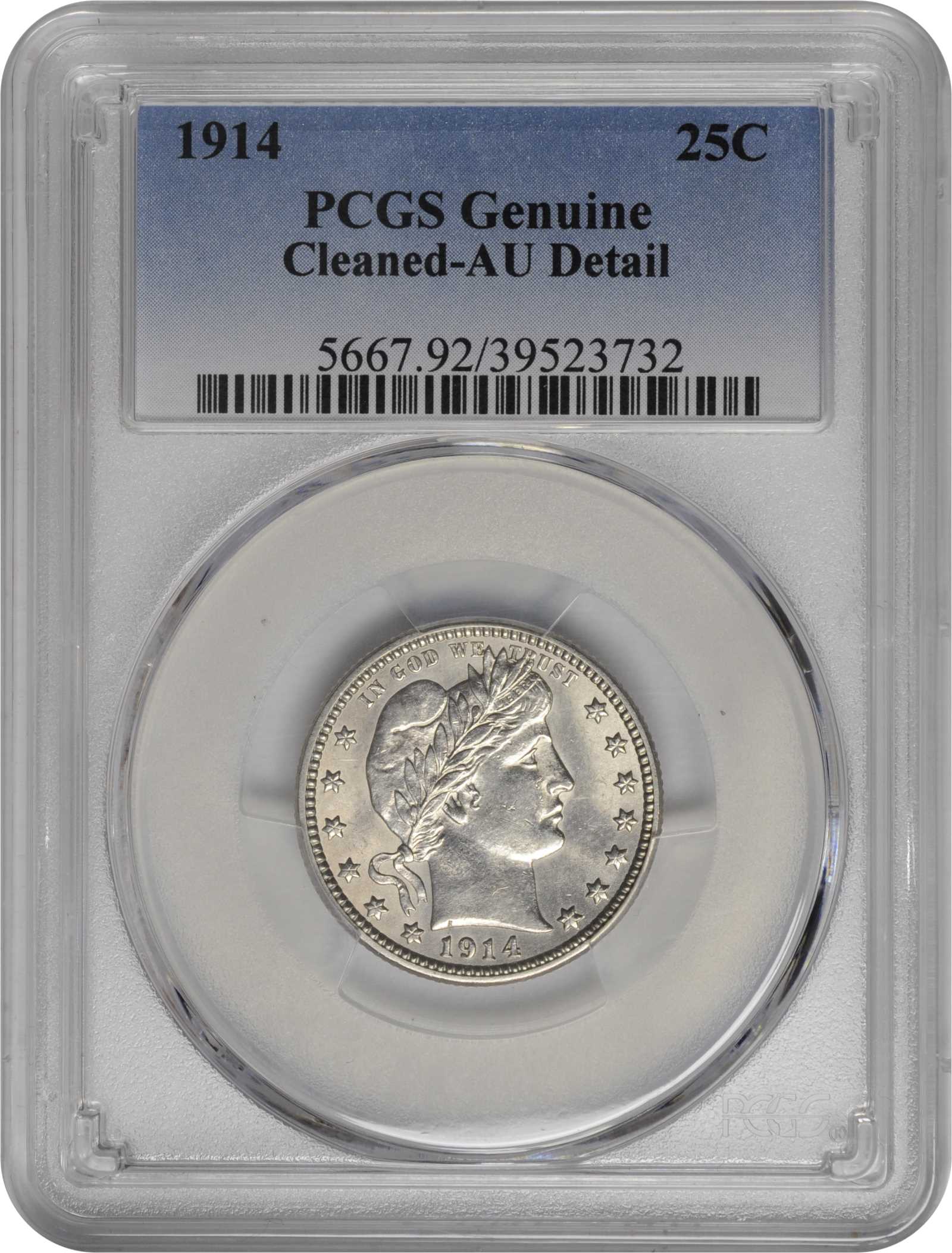 1914 25c VF20 CAC thumbnail 9