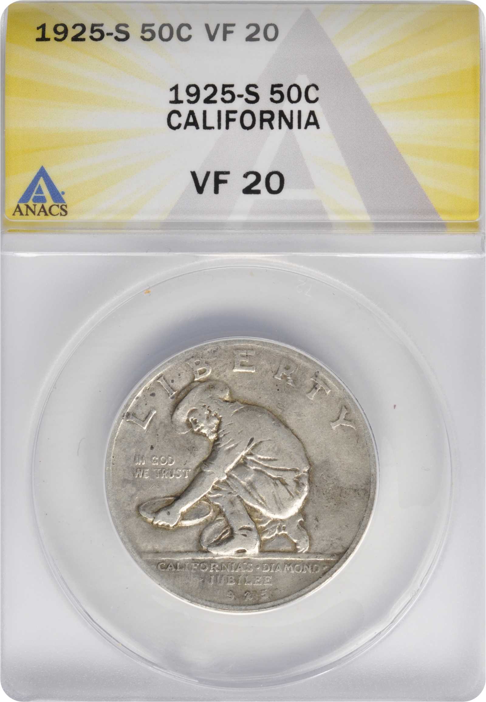1925-S 50c California Jubilee VG10 thumbnail 11