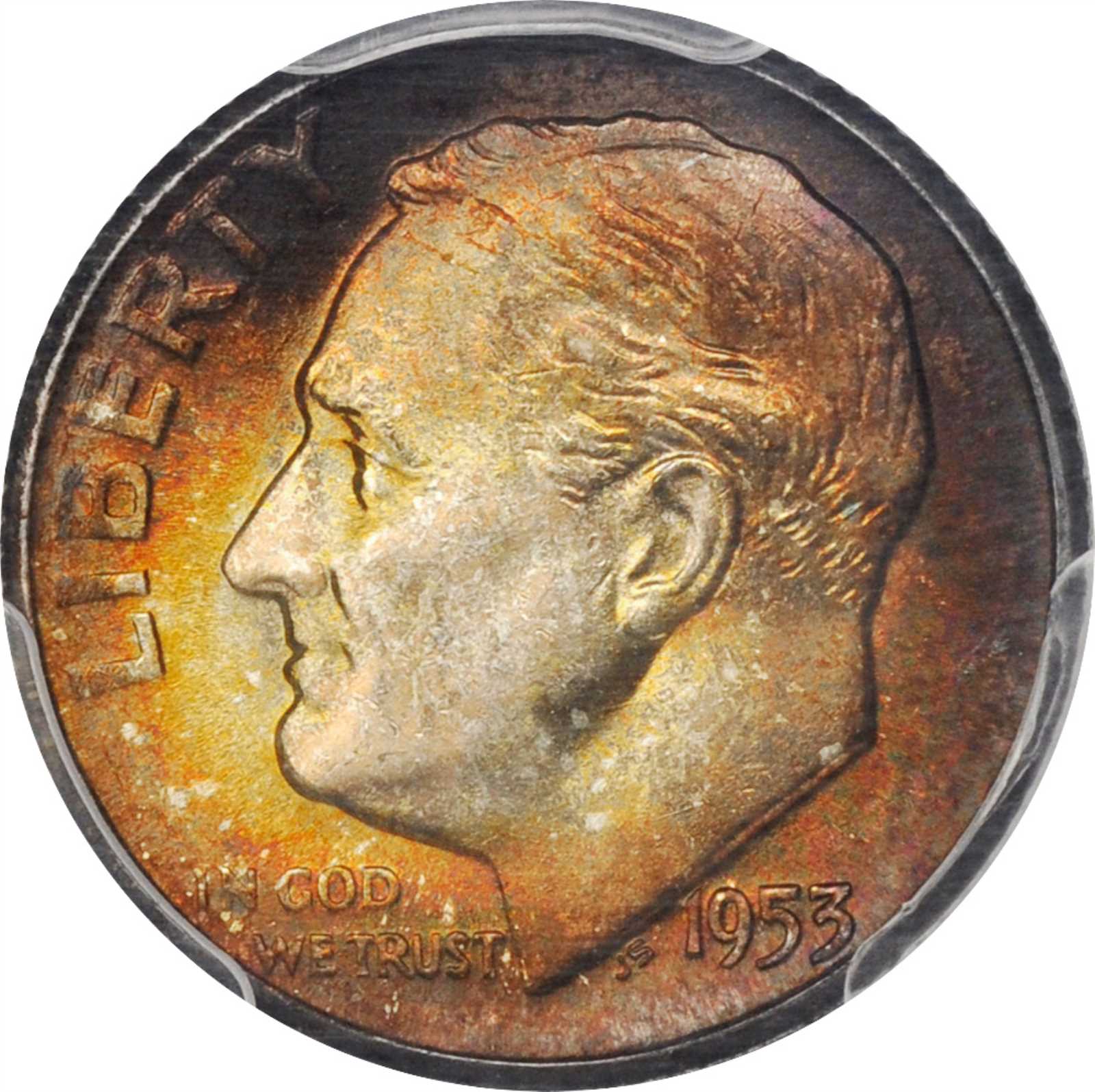 1953-S Roosevelt Dime. MS-66 (PCGS).