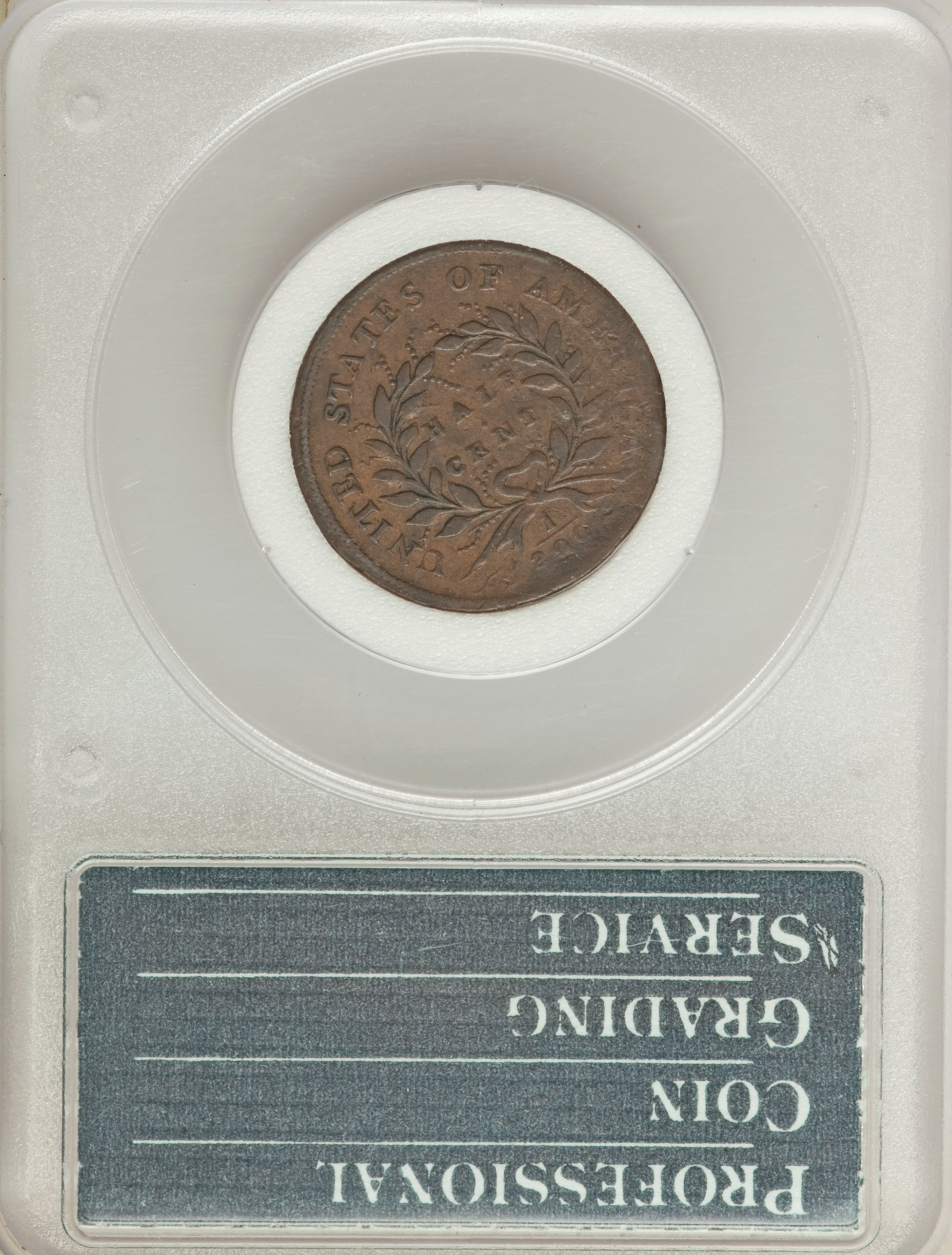 1793 1/2c C-4 MS BN VF20 BN thumbnail 4