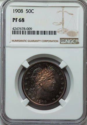 image for: 1908 50C PR68 NGC....