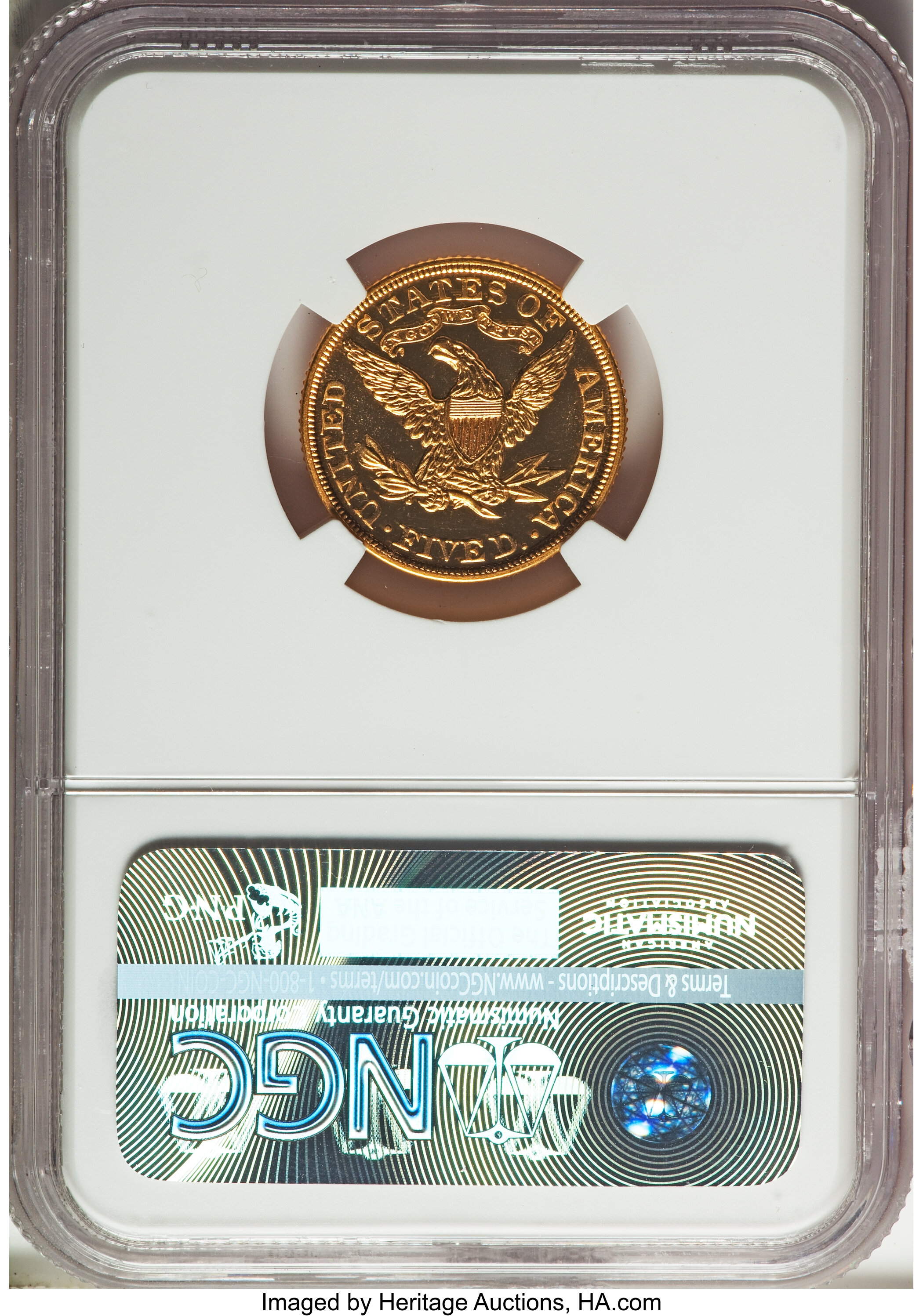 image for: 1905 $5 PR65 Ultra Cameo NGC....