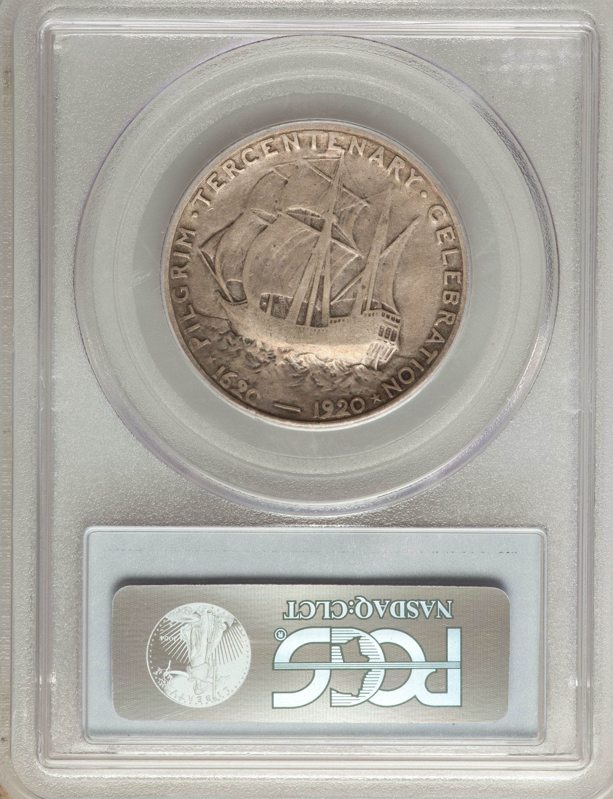 1920 50c Pilgrim VF25 CAC thumbnail 2