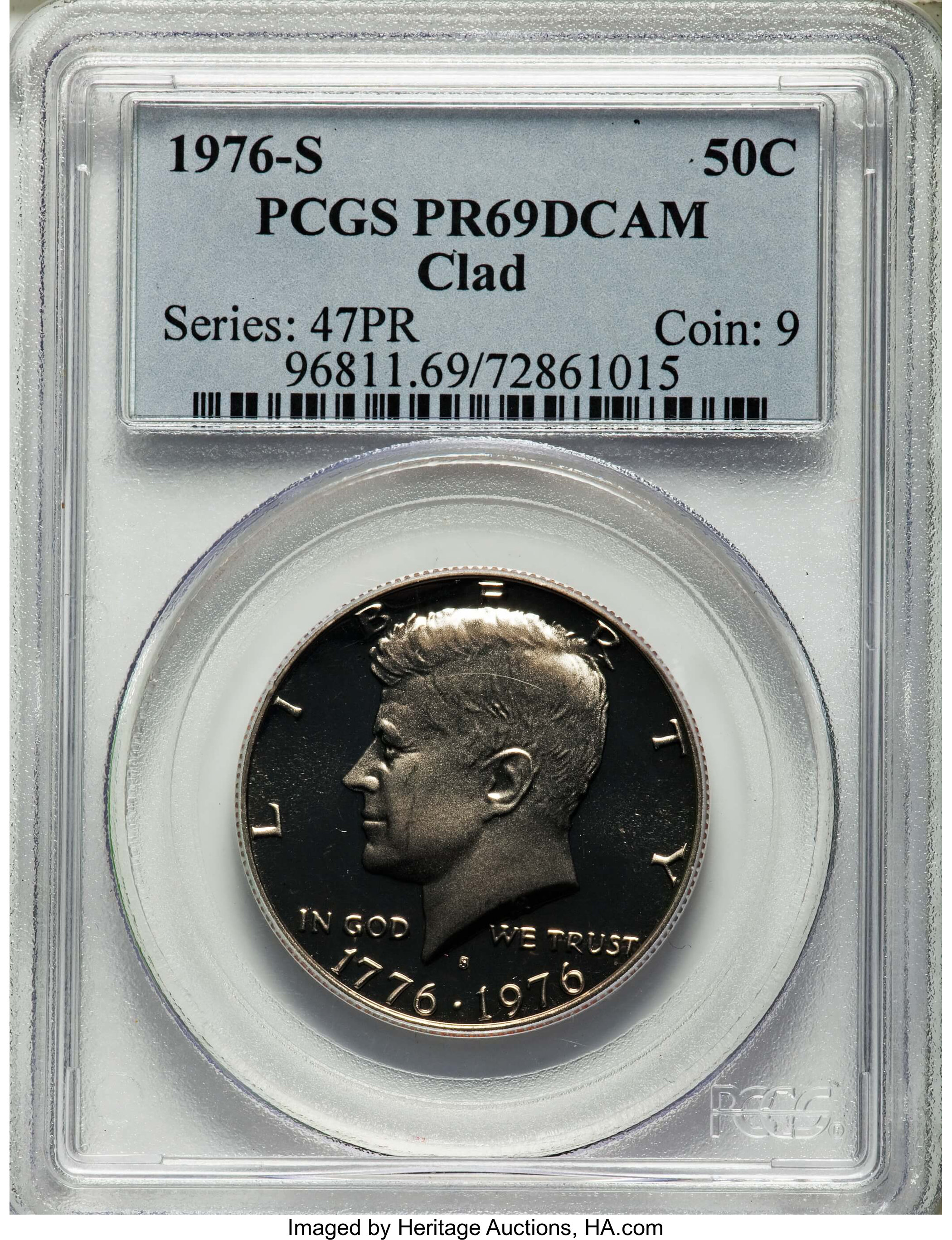 1976-S 50C Clad PR69 Deep Cameo PCGS. PCGS Population: (20058/101). NGC Census: (387/1). ...