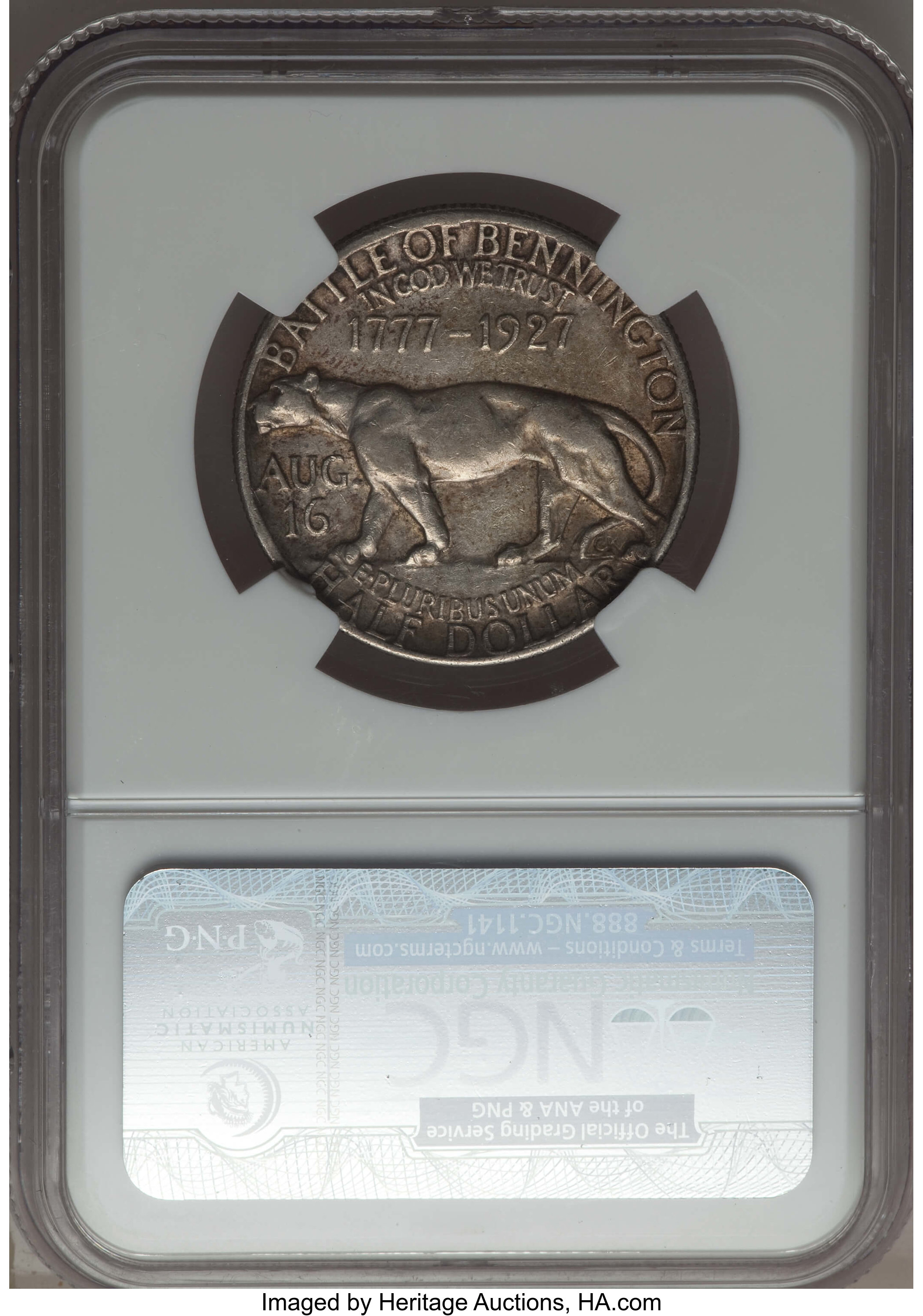 1927 50c Vermont VF35 thumbnail 2