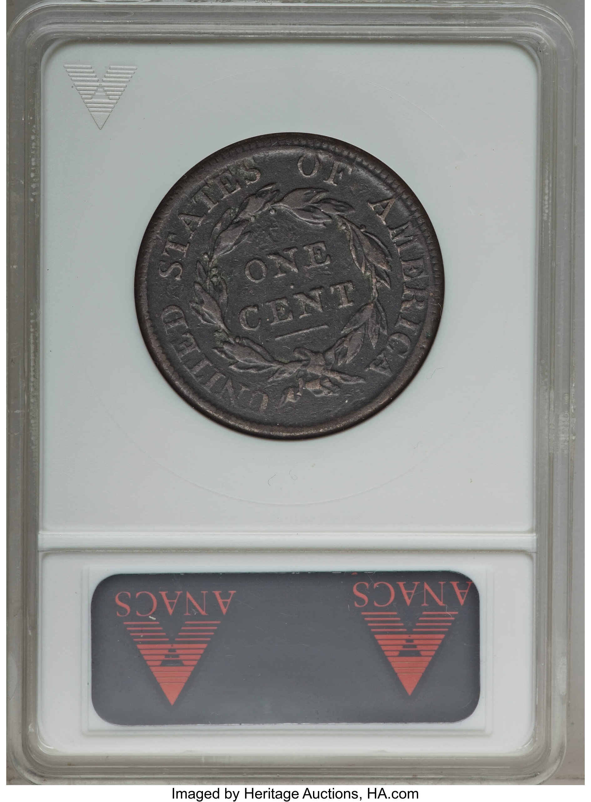 image for: 1813 1C S-293 -- Corroded -- ANACS. VF Details  Net Fine 12. NGC Census: (0/0). PCGS Population: (0/0).  Mintage 418,000. ...