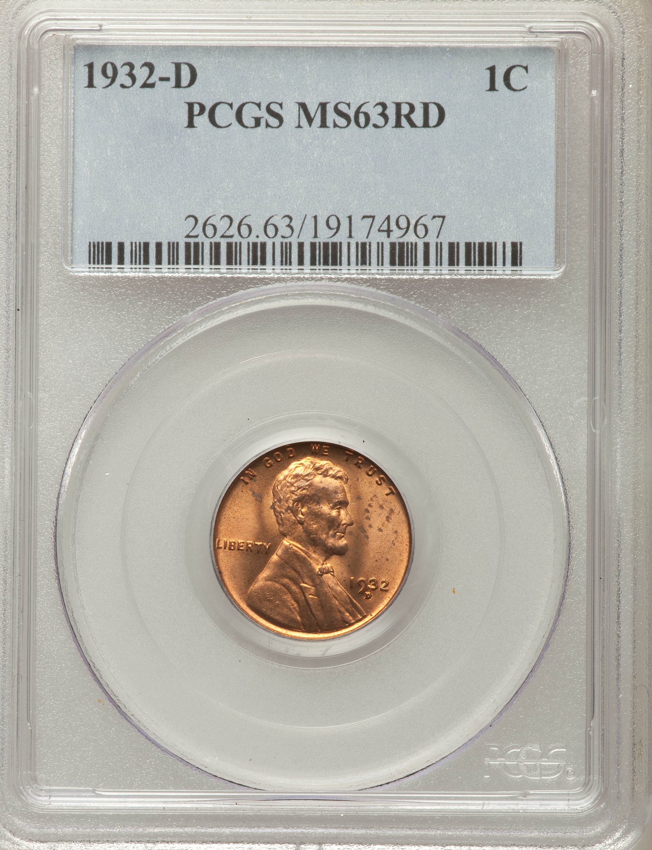 1932 1c MS RD MS64 RD CAC thumbnail 16
