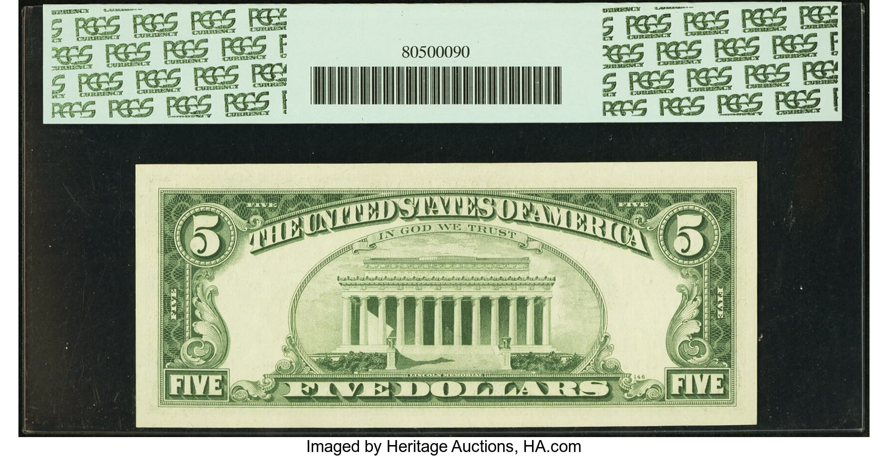 image for: Fr. 1970-H* $5 1969A Federal Reserve Note. PCGS Gem New 65PPQ....