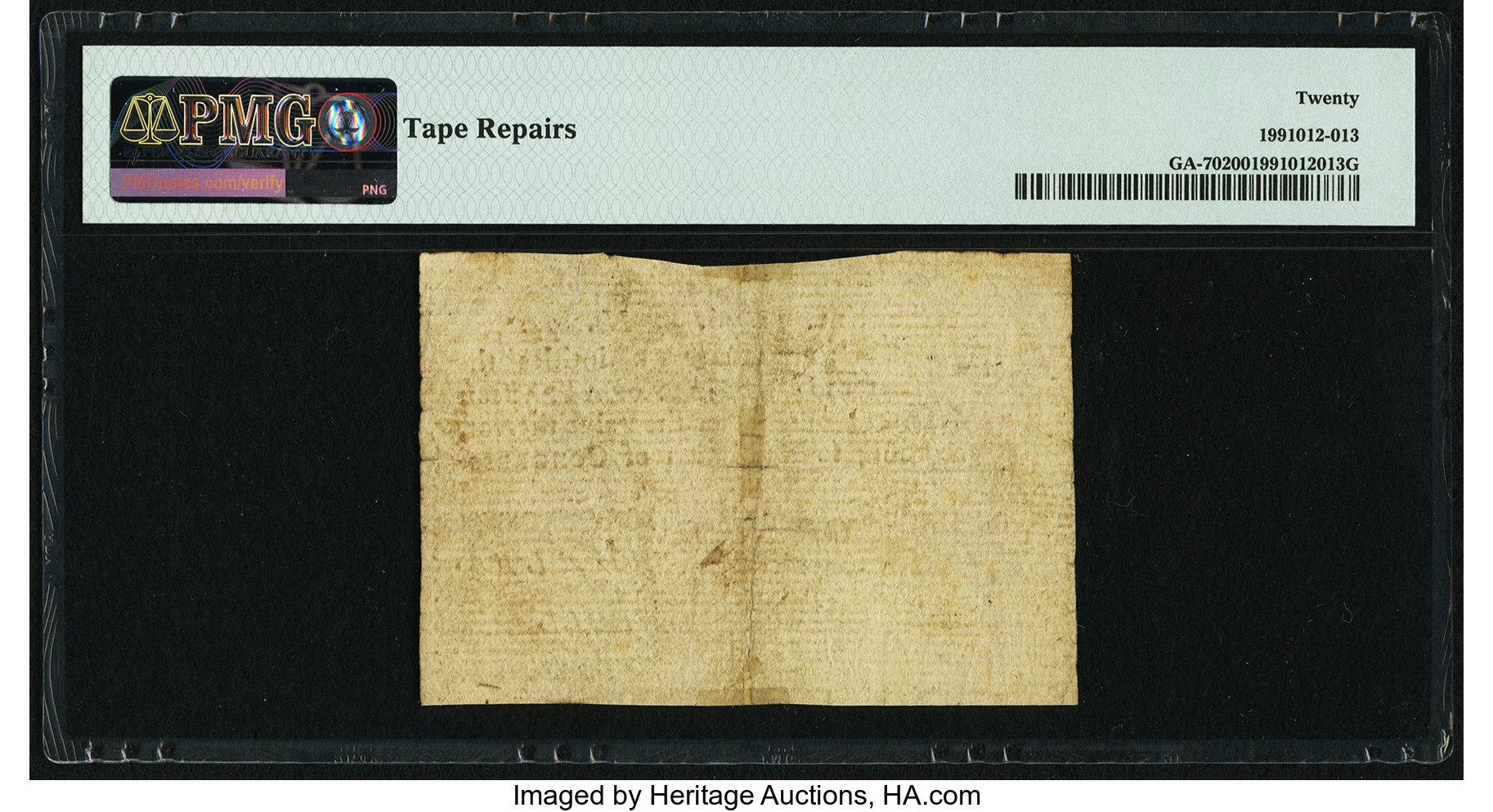 image for: Georgia 1776 $1/2 PMG Very Fine 20....