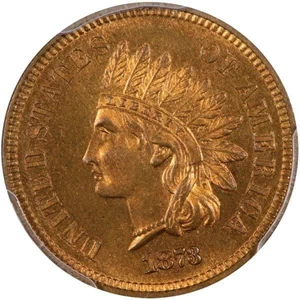 image for: 1C 1873 CLOSED 3 PCGS PR66RB CAC