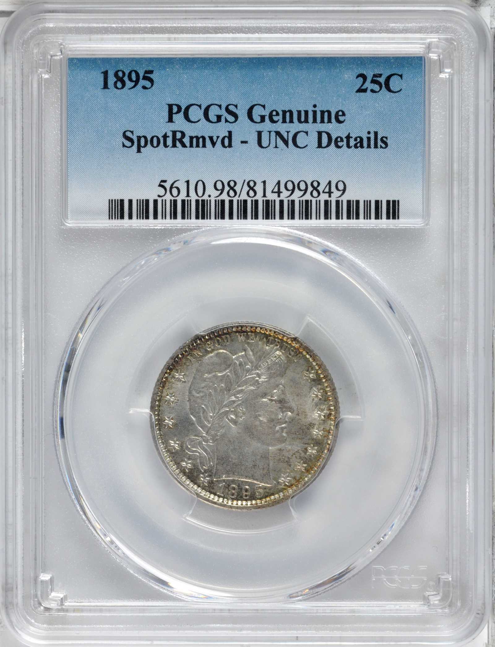 1895 25c VG10 thumbnail 6
