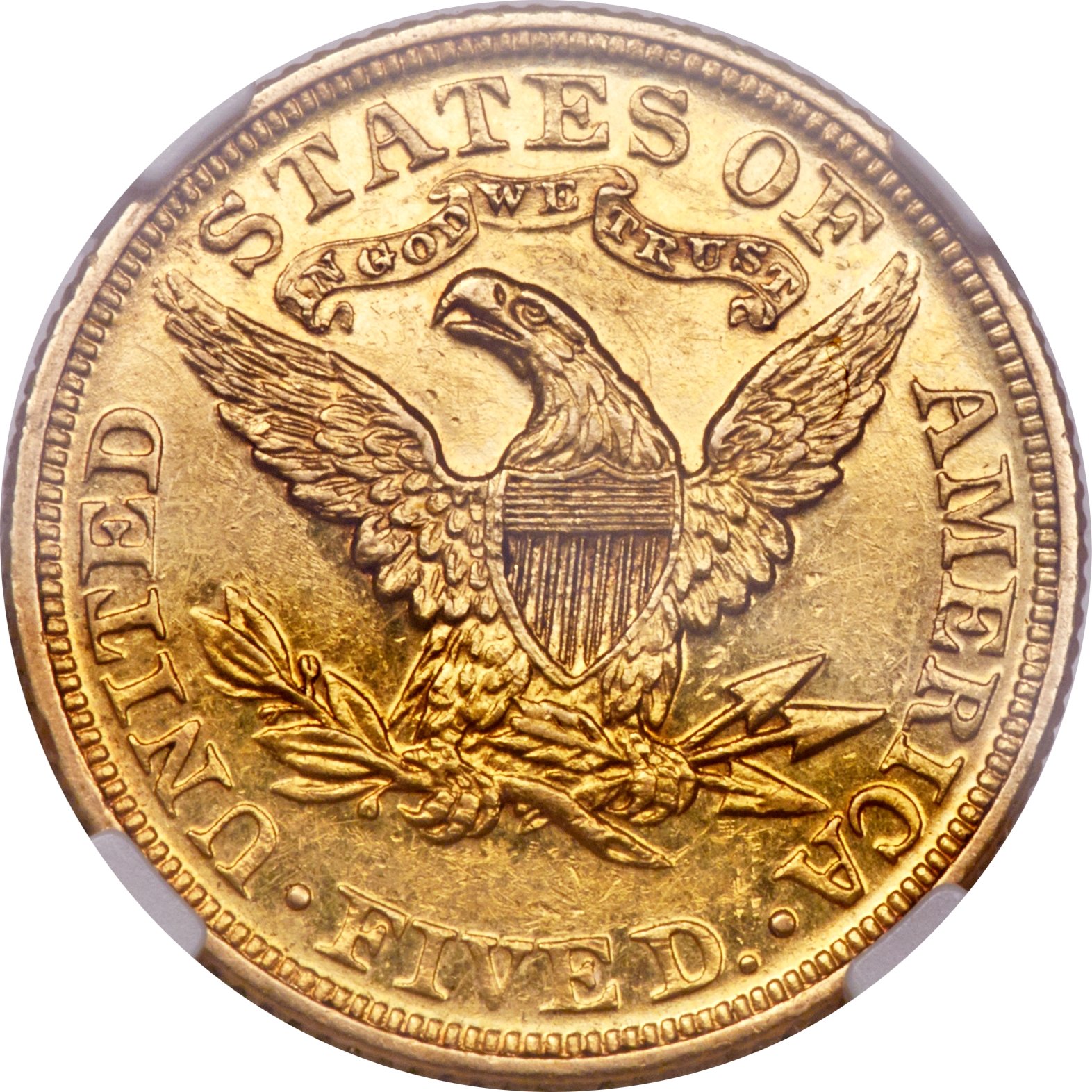 image for: 1906 $5 PR58 NGC....