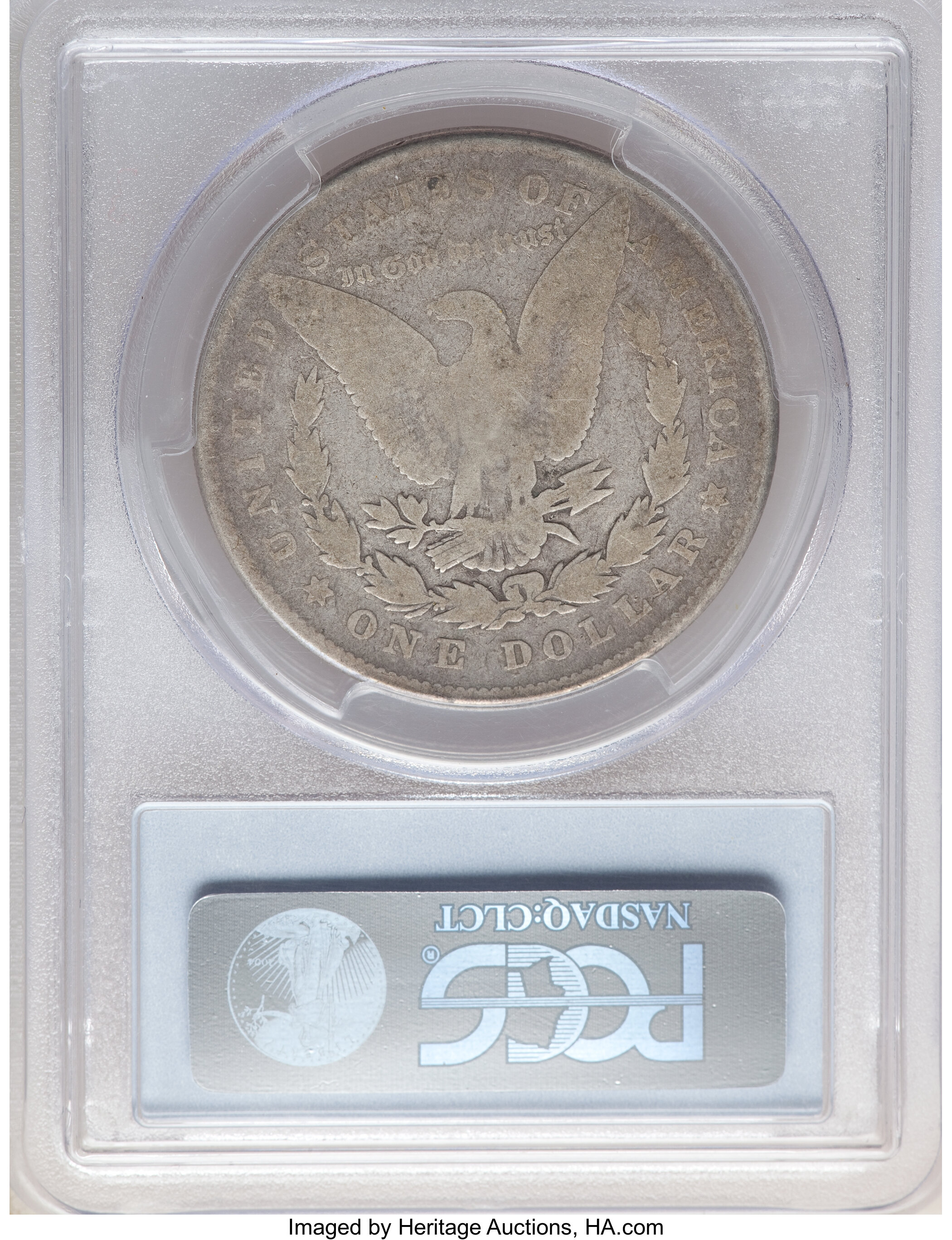 image for: 1878 $1 Reverse of 1878, Tripled Eye, VAM-166, Good 4 PCGS. A Hit List Variety. PCGS Population: (2/50). NGC Census: (0/0)....
