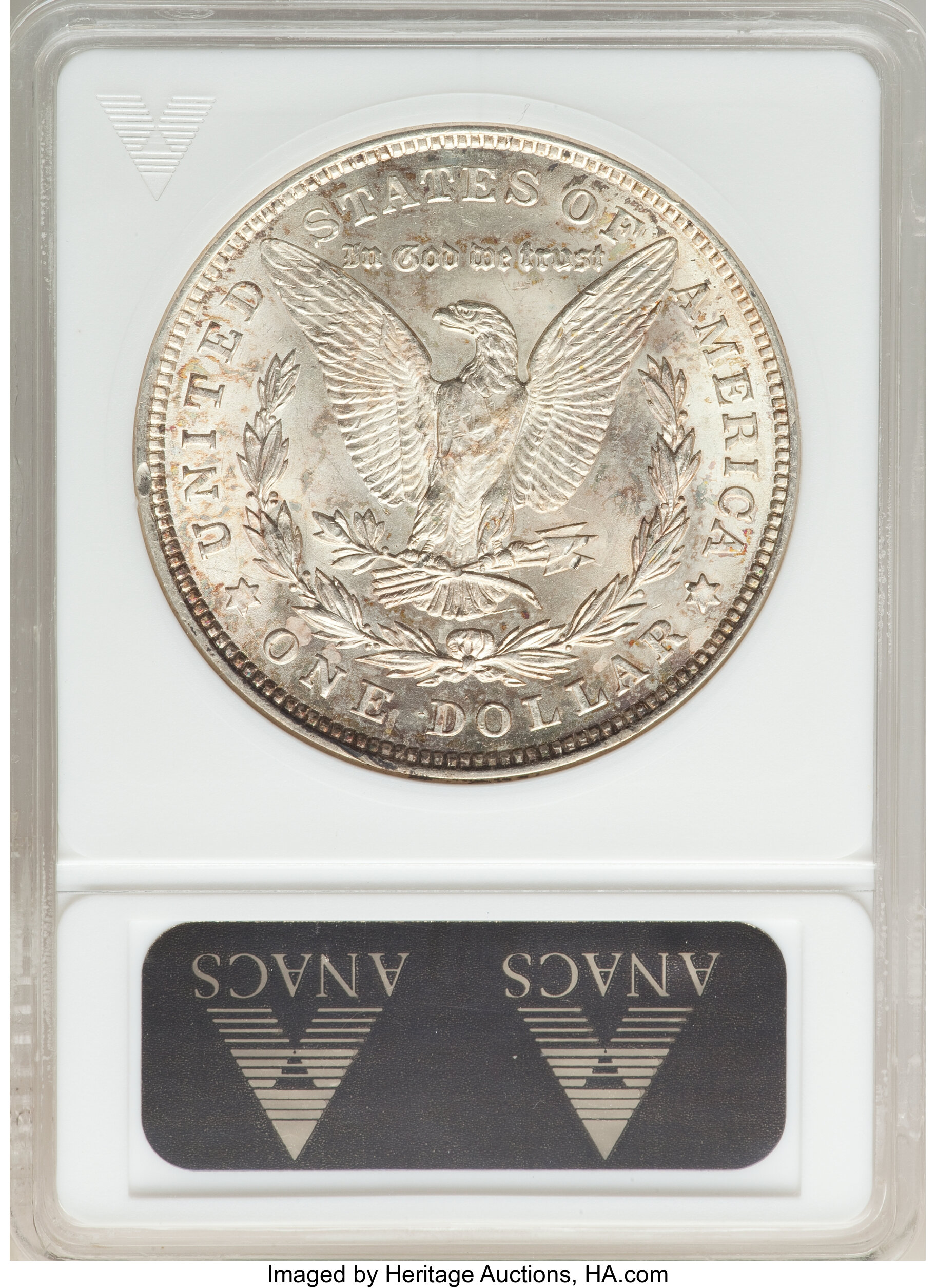1921-D $1  Wing Dot, VAM-3A MS60 CAC thumbnail 16