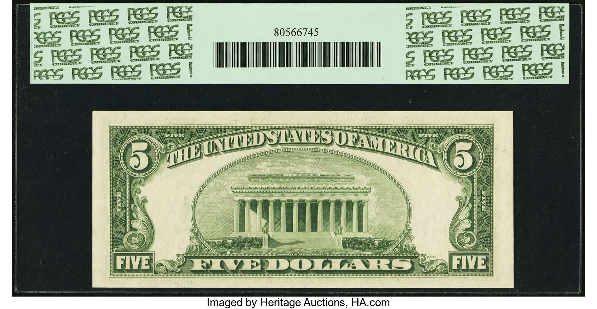 image for: Fr. 1963-B* $5 1950B Federal Reserve Star Note. PCGS Gem New 65PPQ....