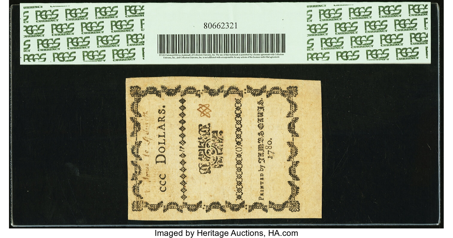image for: North Carolina May 10, 1780 $300 Aut Numquam Tentes Aut Perfice PCGS Apparent Extremely Fine 40....