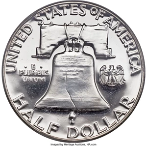 image for: 1958 50C PR69 Cameo PCGS....