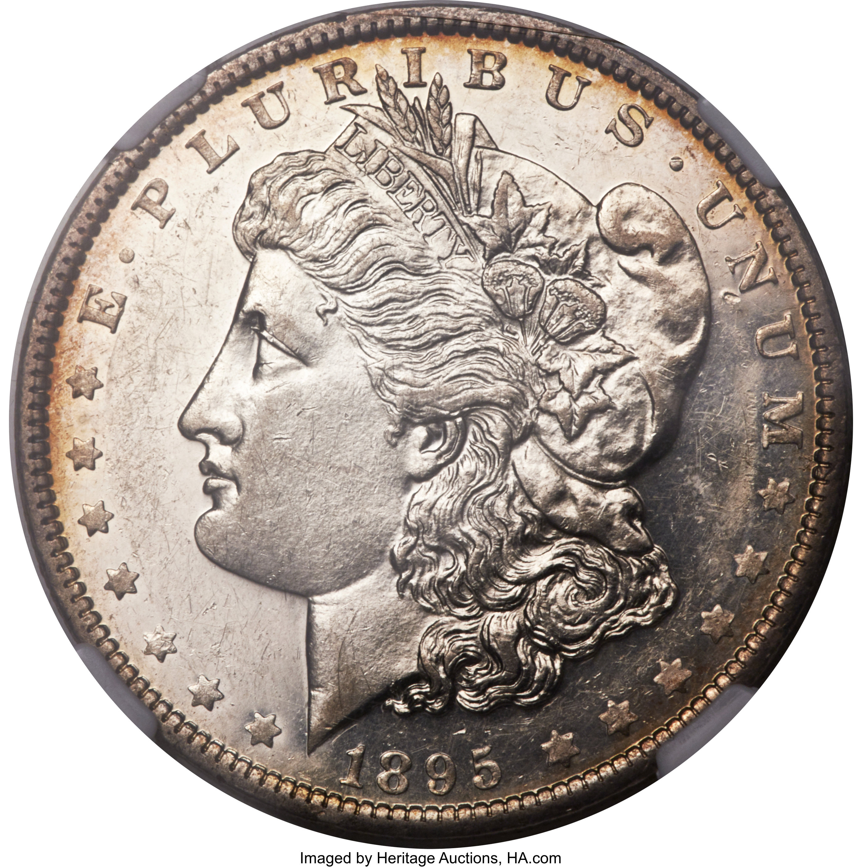 image for: 1895-O $1 AU58 Prooflike NGC....