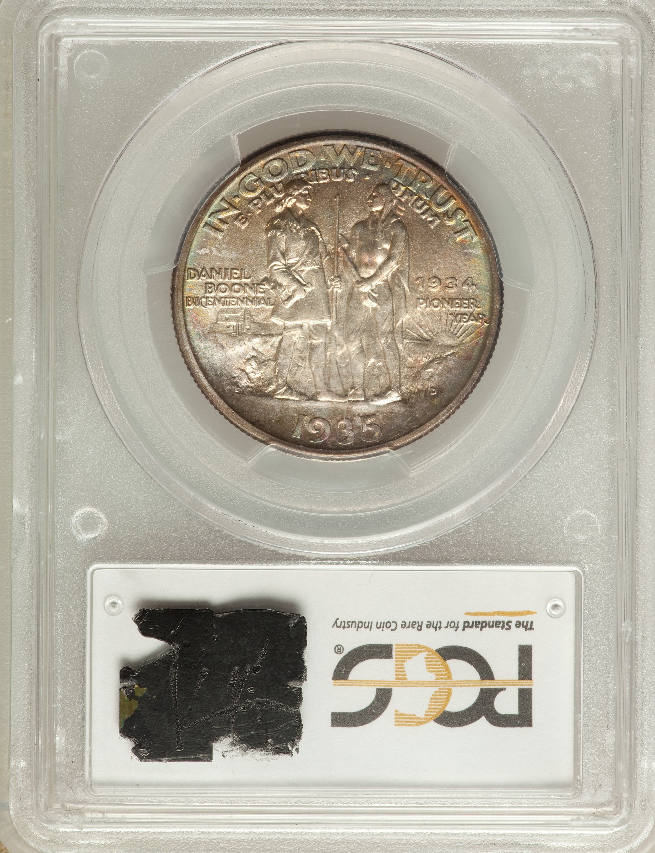 1935/34-D 50c Boone MS68 CAC thumbnail 6