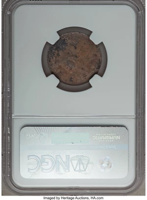 image for: 1850 $5 Mormon Five Dollar, Uniface Copper Restrike, Plain Edge, K-7a, High R.7, MS63 Brown NGC....