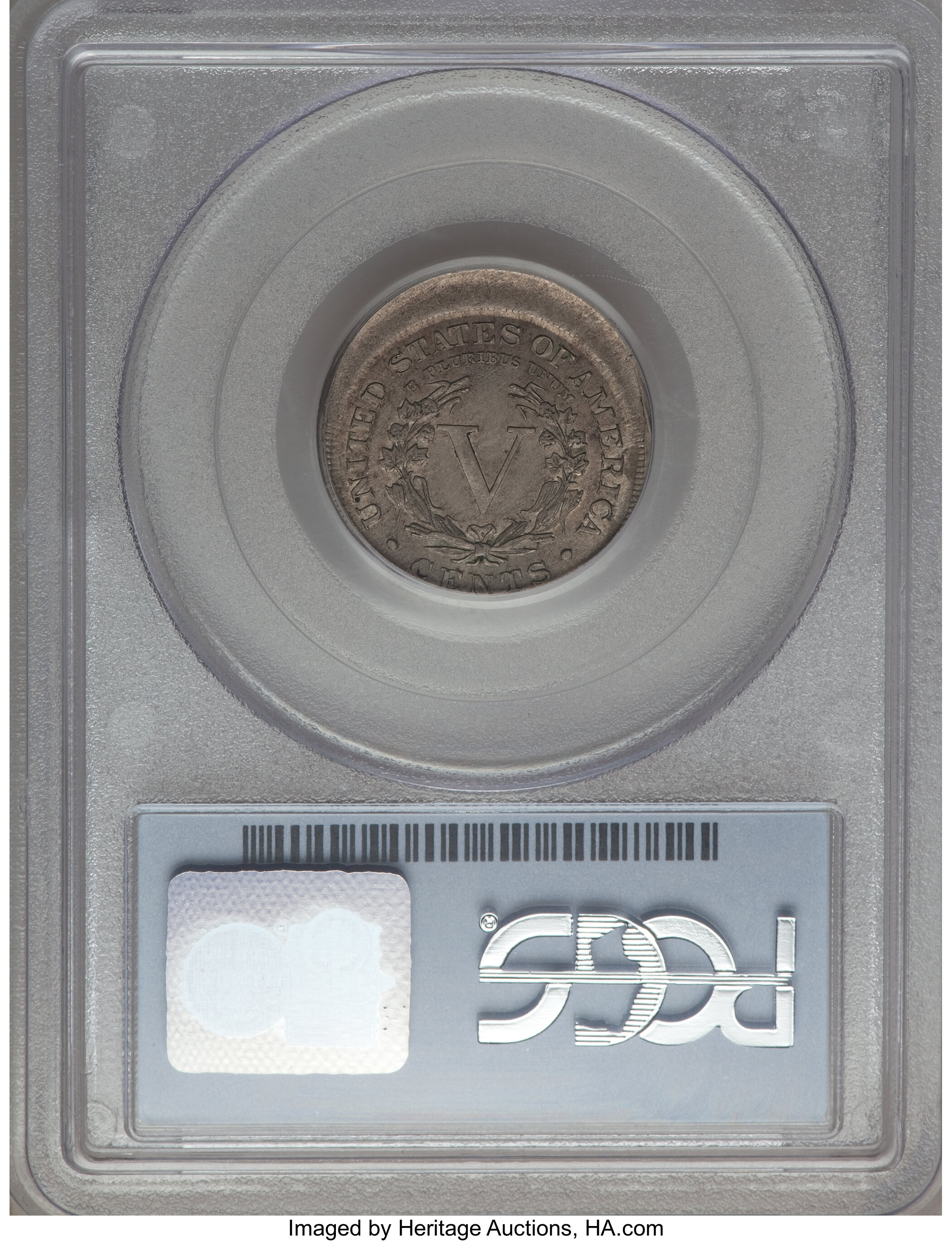 1893 5c AU50 thumbnail 9