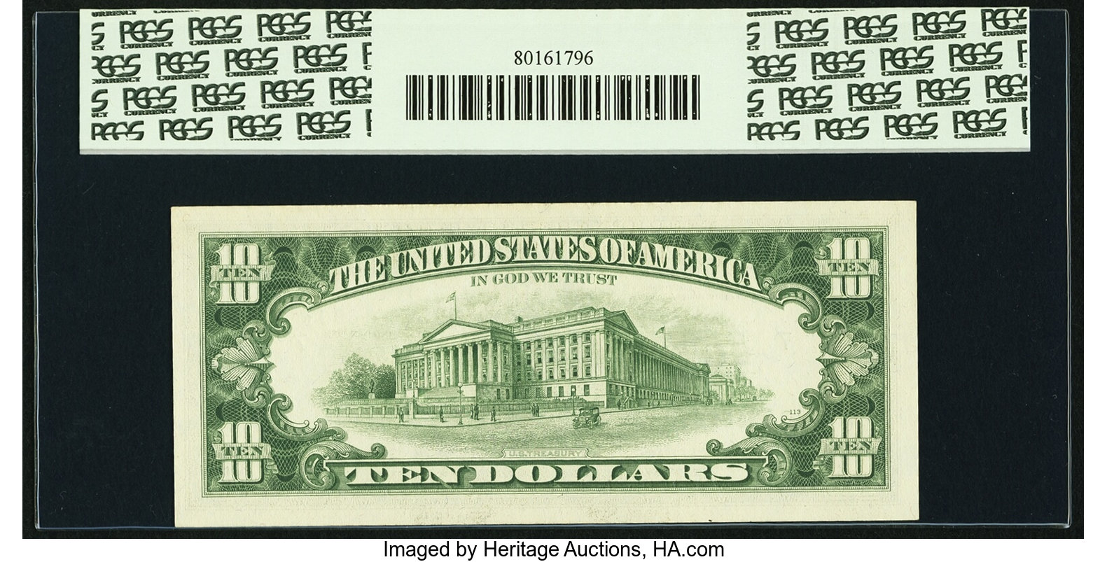 image for: Fr. 2019-G* $10 1969A Federal Reserve Star Note. PCGS Very Choice New 64PPQ....