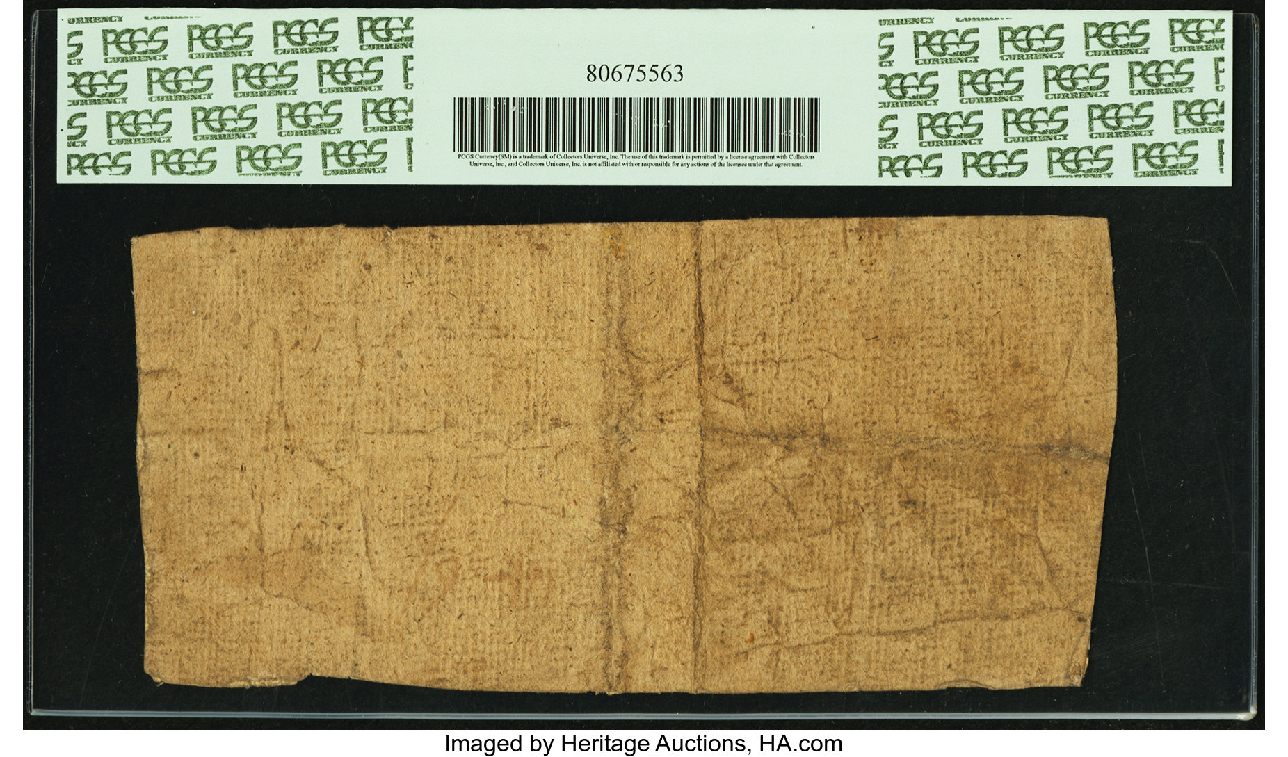 image for: New Hampshire June 20, 1775 6s PCGS Apparent Fine 15....