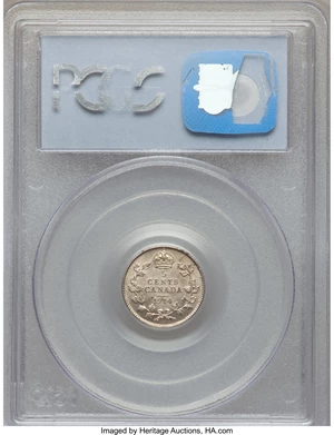 image for: George V 5 Cents 1914 MS63 PCGS