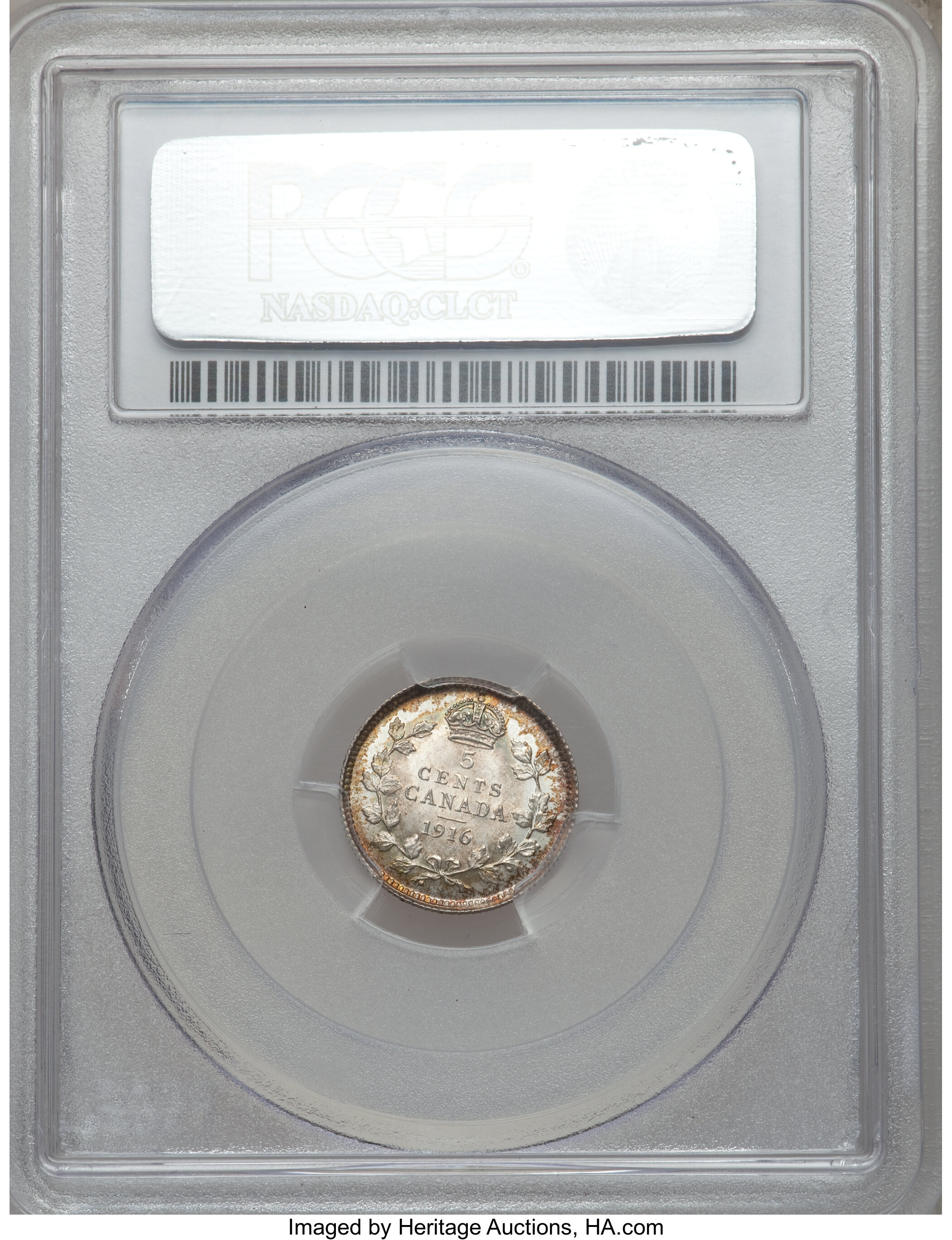 image for: George V 5 Cents 1916