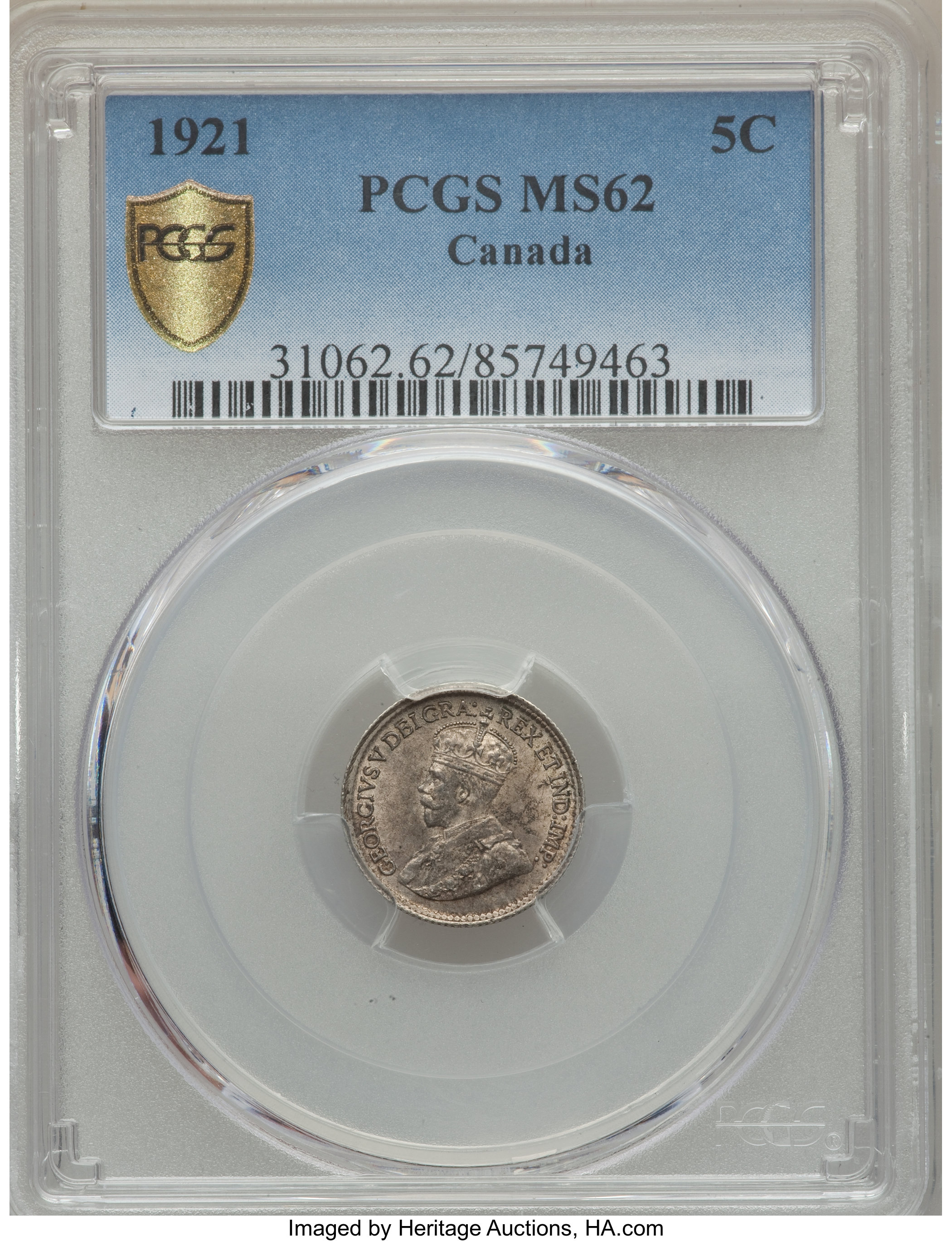 1921 5c MS64 thumbnail 6