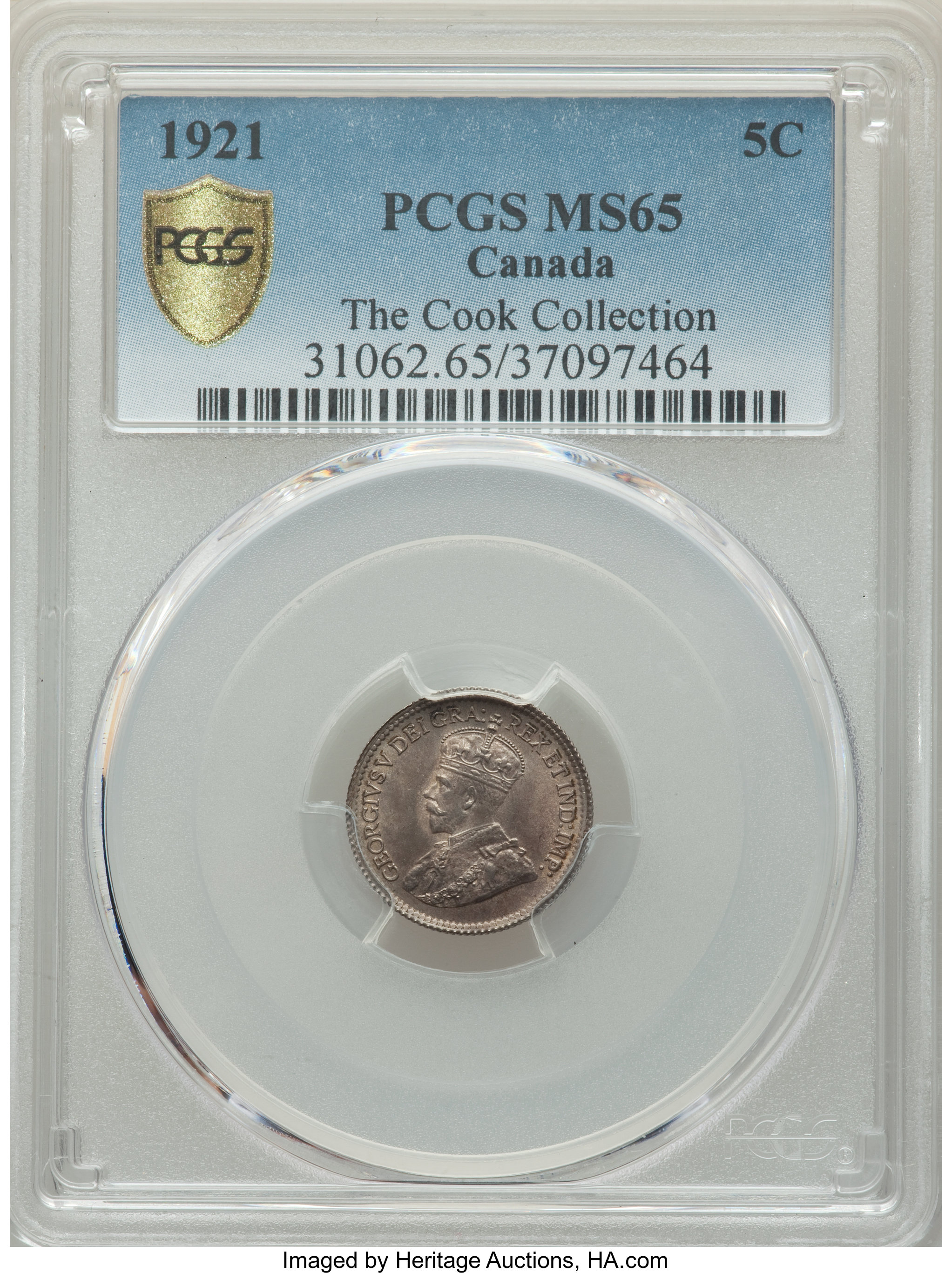 1921 5c MS64 thumbnail 2