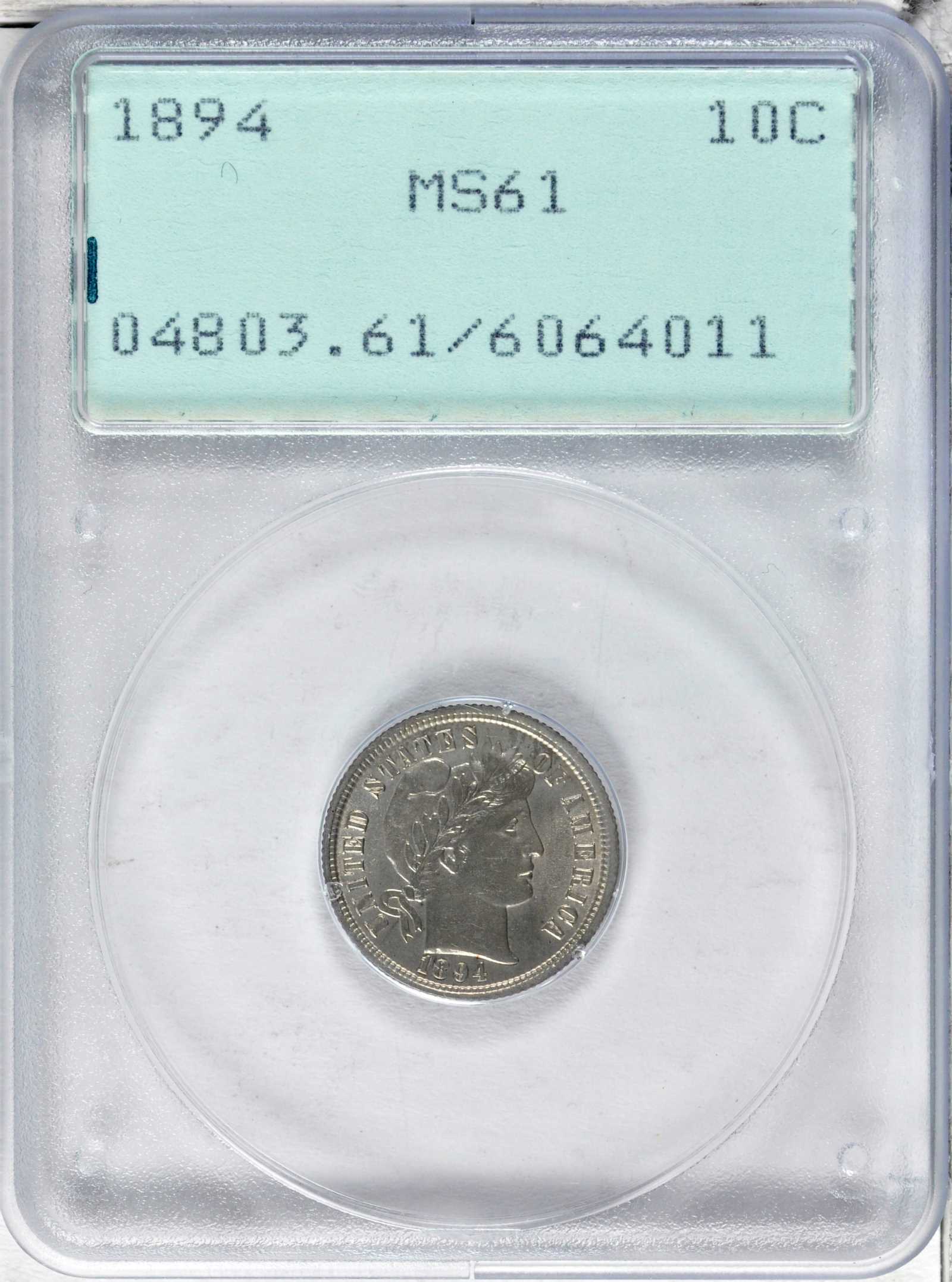 1894 10c MS61 thumbnail 4