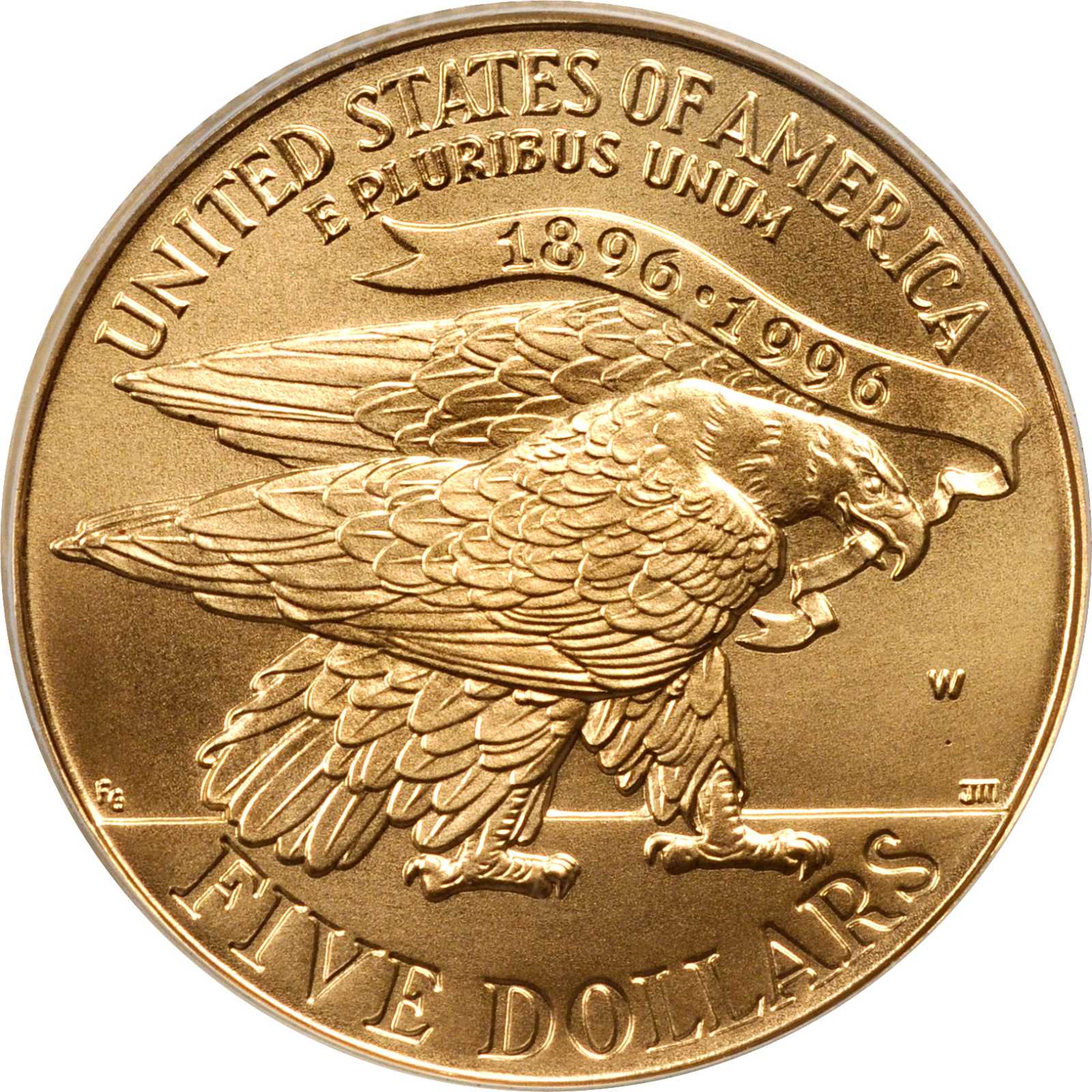 image for: 1995-W XXVI Olympiad/Stadium Gold $5. MS-69 (PCGS).