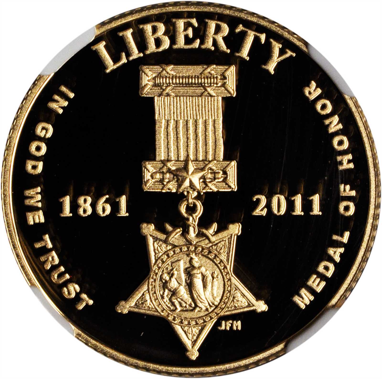 image for: 2011-W Medal of Honor Gold $5. Proof-70 Ultra Cameo (NGC).