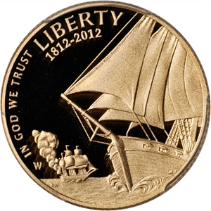image for: 2012-W Star-Spangled Banner Gold $5. Proof-69 Deep Cameo (PCGS).