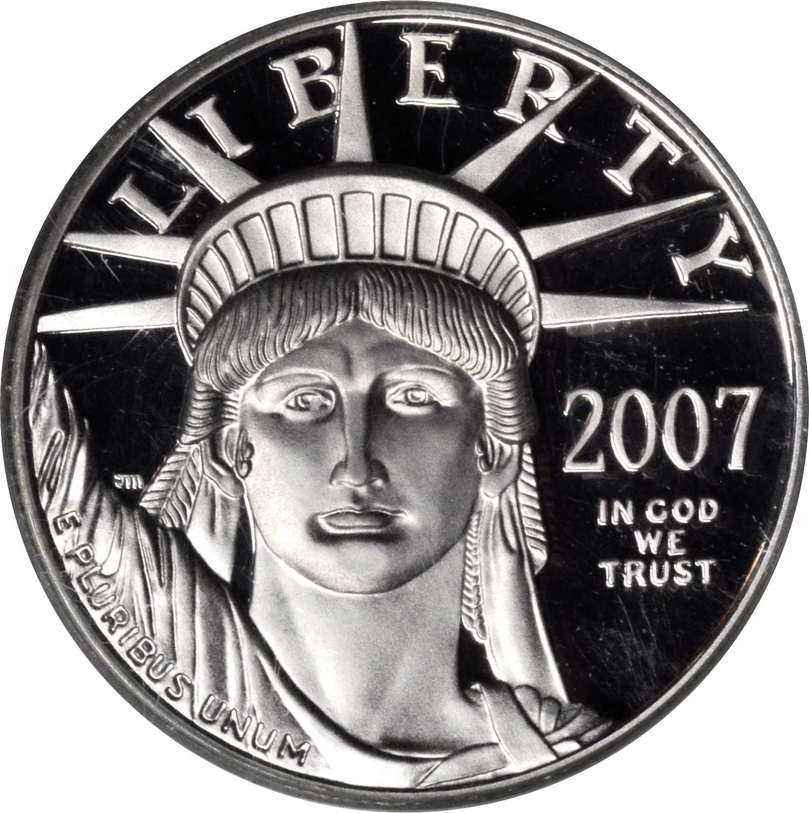image for: 2007-W Half-Ounce Platinum Eagle. 10th Anniversary Set. First Strike. Proof-69 Deep Cameo (PCGS).