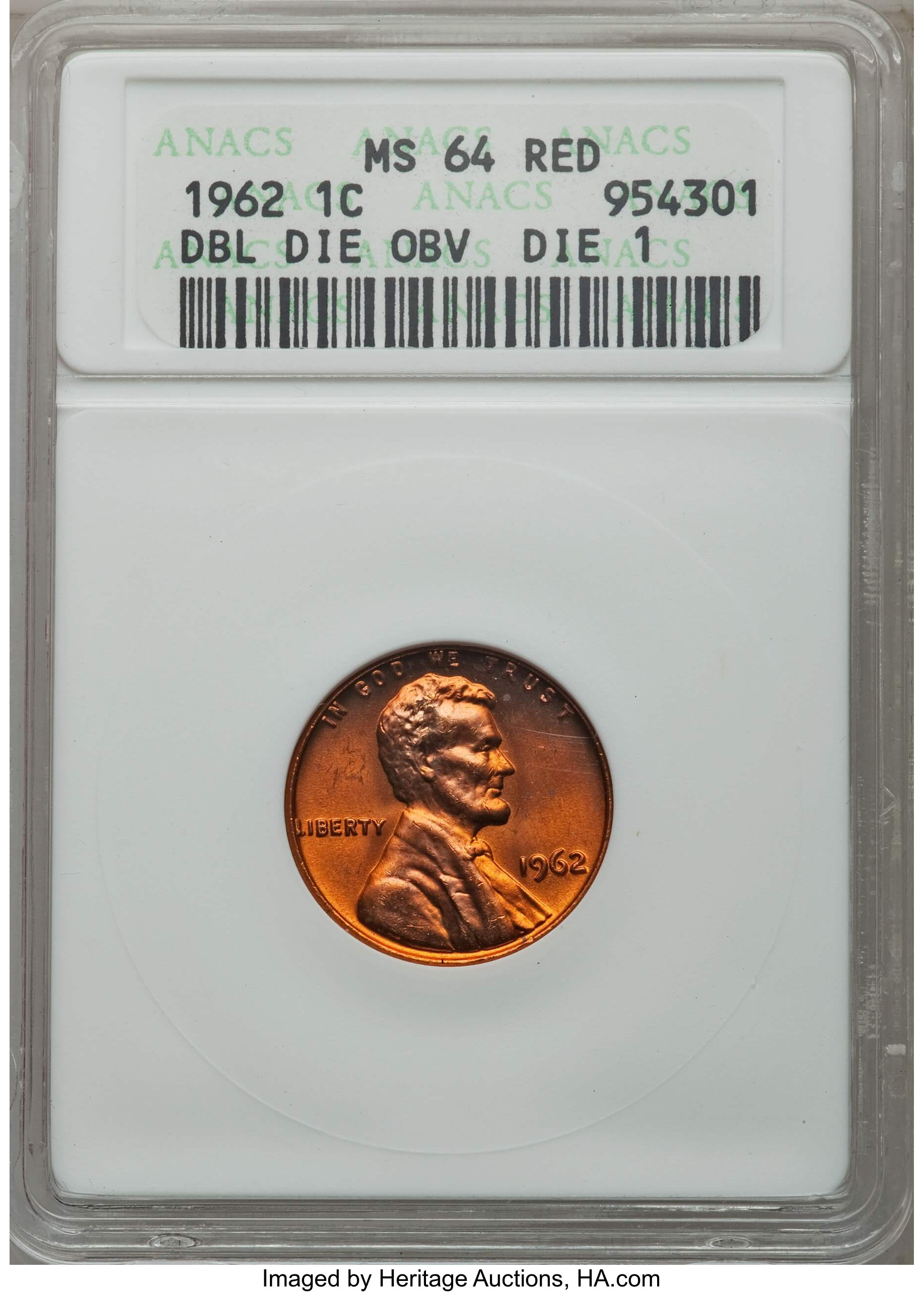 1957-D 1c MS RD MS65 RD thumbnail 10