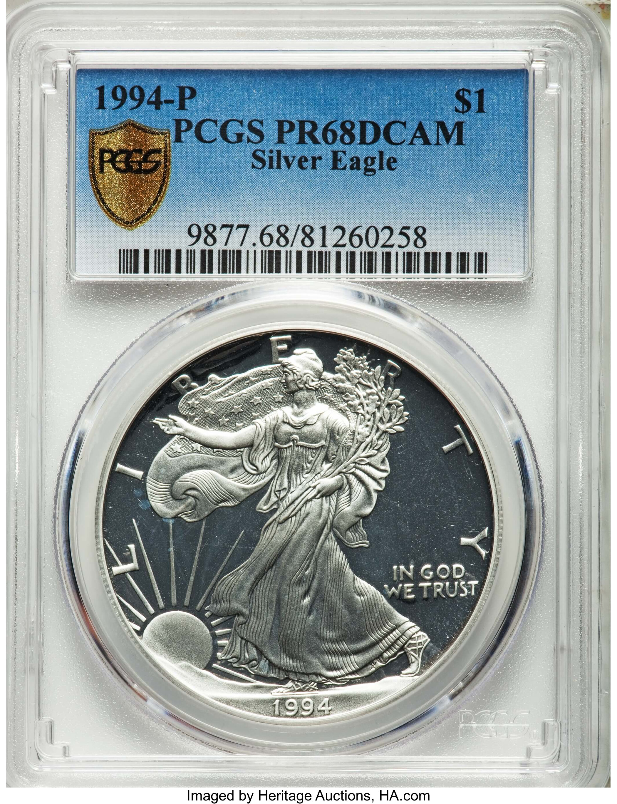 1994-P $1  Silver Eagle PR DCAM PR64 DCAM thumbnail 26