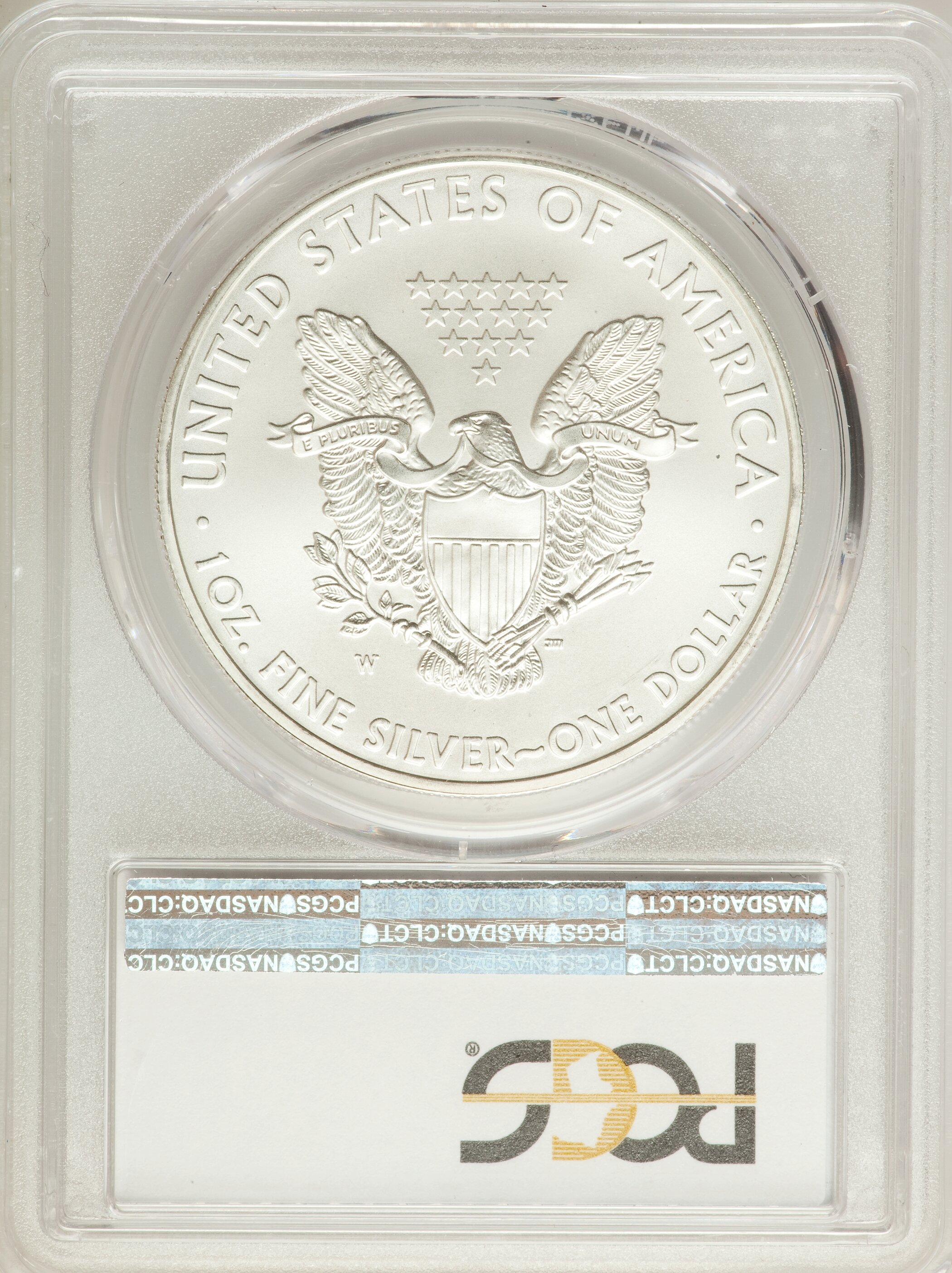 2008-W $1  Silver Eagle, Burnished MS68 thumbnail 21