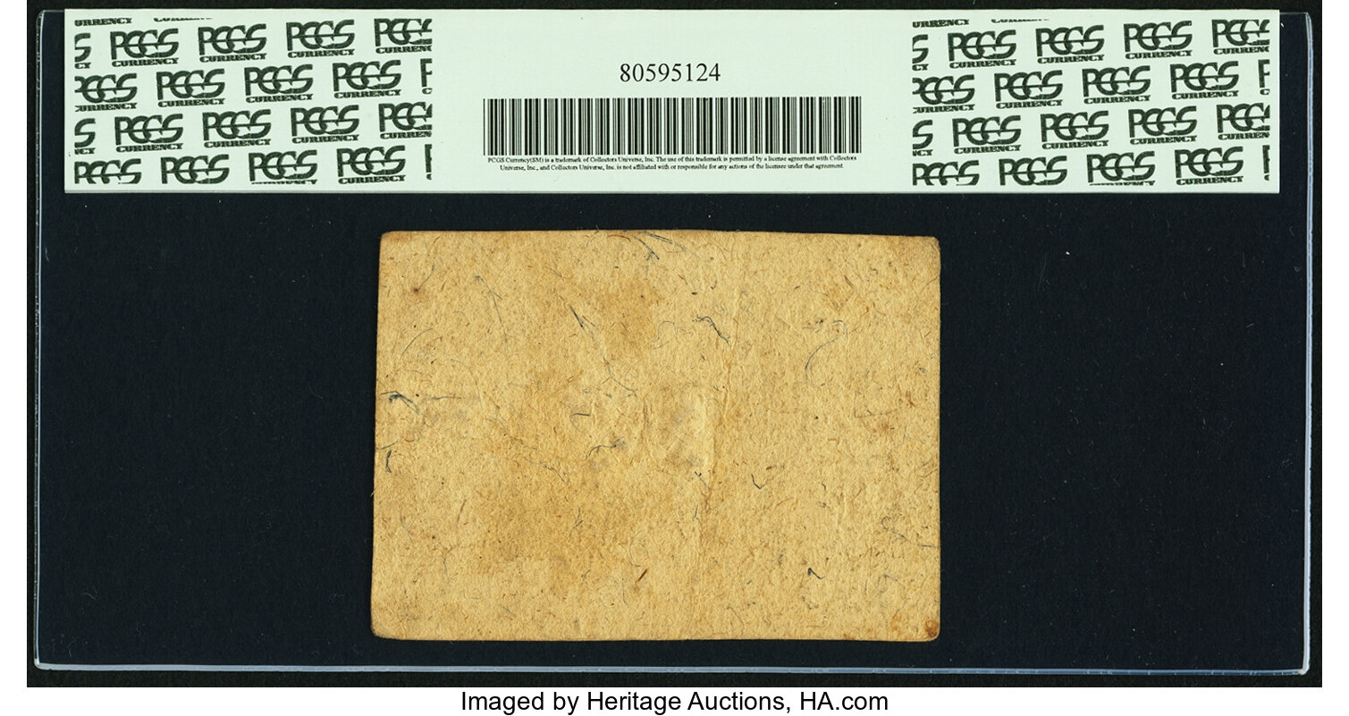 image for: Virginia May 4, 1778 (Dates Printed) $1/3 PCGS Extremely Fine 45....