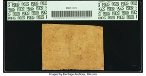 image for: Virginia May 5, 1777 $2/3 PCGS Apparent Very Fine 20....