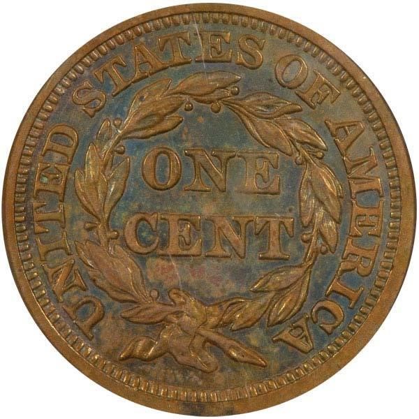 image for: 1C 1856 SLANTED 5 PCGS PR64BN CAC