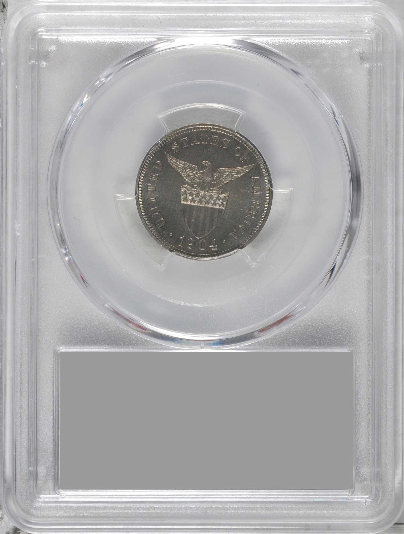 image for: PHILIPPINES. 1 & 5 Cents, 1904. PCGS PROOF-62 RB to PROOF-64.