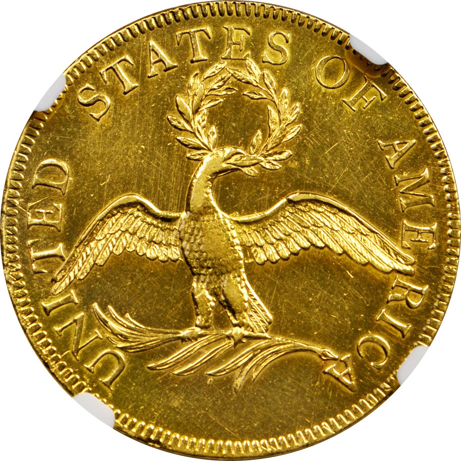image for: 1797 Capped Bust Right Eagle. Small Eagle. BD-1, Taraszka-7. Rarity-5. AU Details--Polished (NGC).