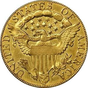 image for: 1804 Capped Bust Right Eagle. BD-1, Taraszka-31. Rarity-4+. Crosslet 4. AU Details--Cleaning (PCGS). Secure Holder.