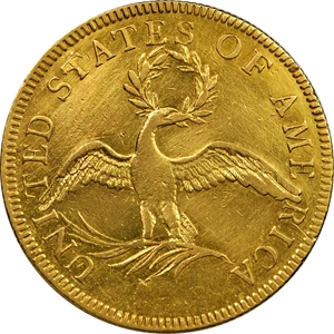 image for: 1795 Capped Bust Right Eagle. BD-3, Taraszka-3. Rarity-6. 9 Leaves. EF Details--Repaired (PCGS). Secure Holder.